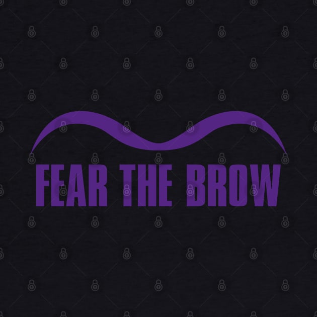 Anthony Davis Fear The Brow Lakers by TextTees